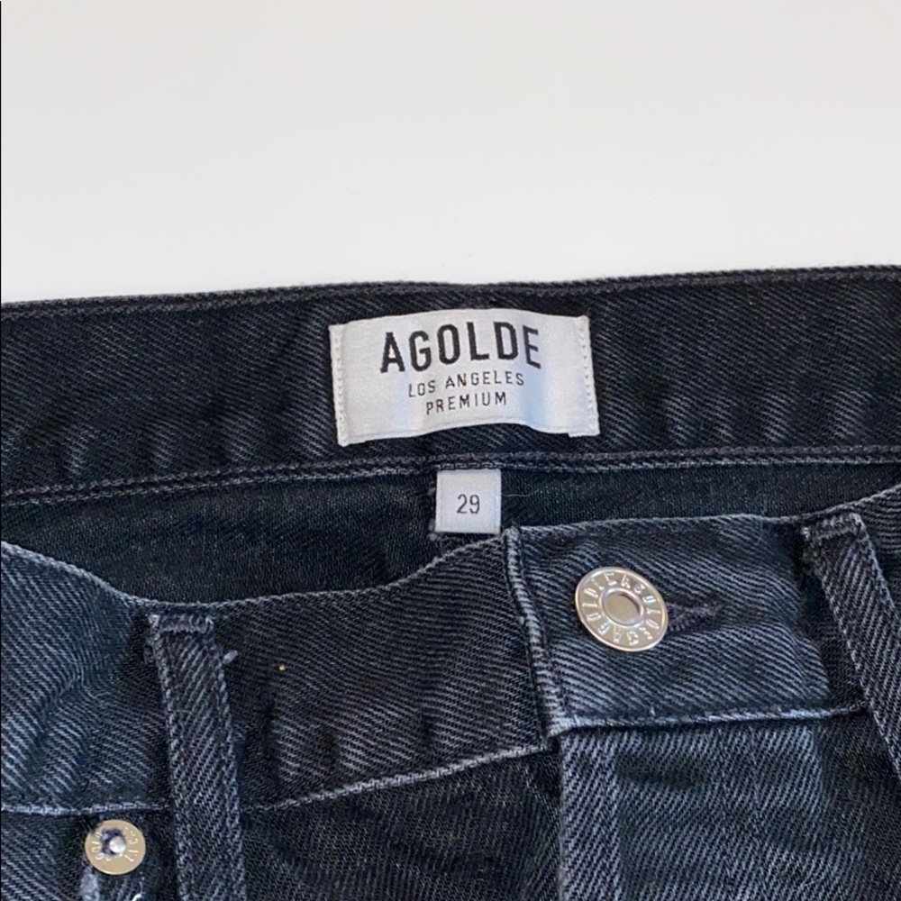 AGOLDE Quinn High Rise Mini Skirt - Picture 3 of 7